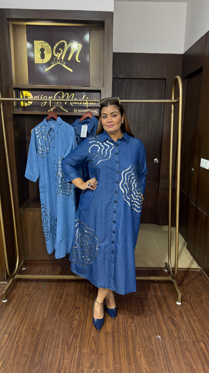 Simra (Denim Dress)