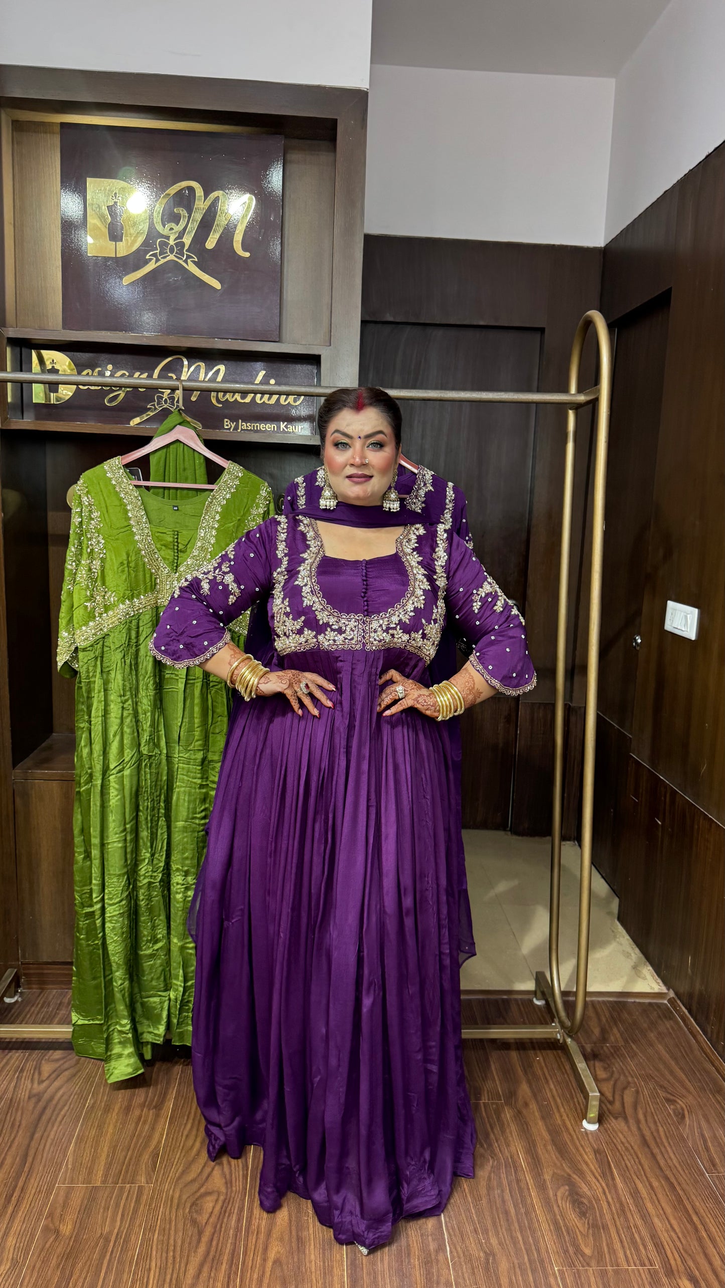 Avyara Pure Chunon Anarkali Suit
