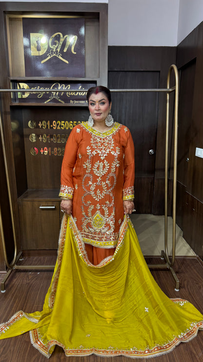 Aavielle Pure Chunon Sharara Suit