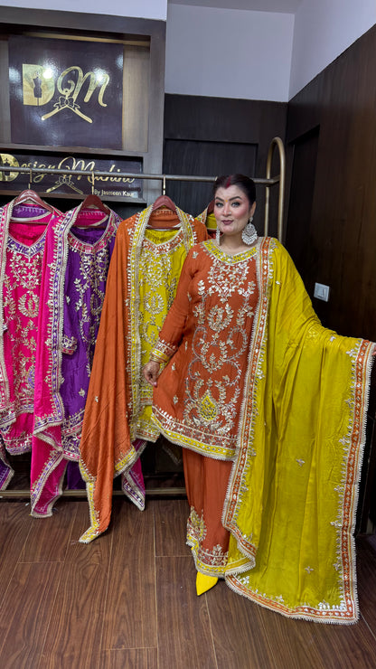 Aavielle Pure Chunon Sharara Suit