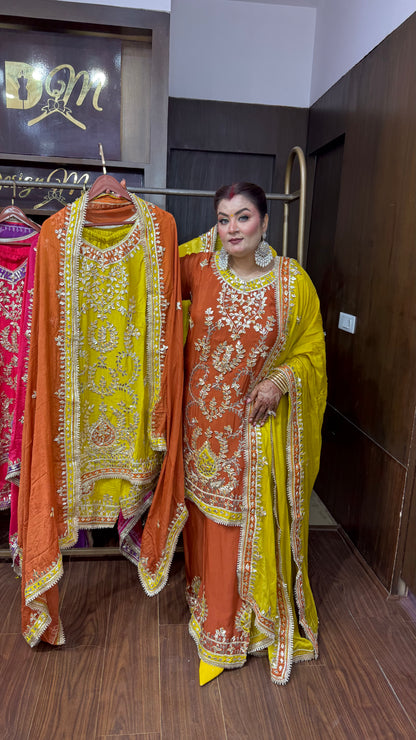 Aavielle Pure Chunon Sharara Suit