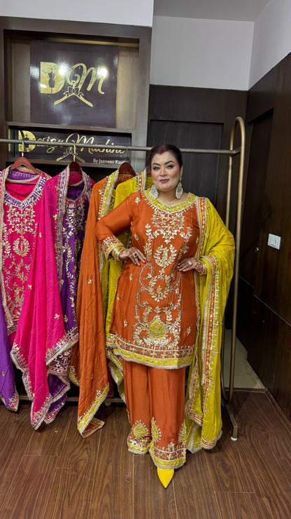 Aavielle Pure Chunon Sharara Suit