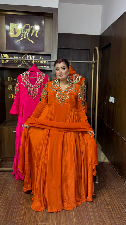 Yashvi Pure Chunon Anarkali Suit