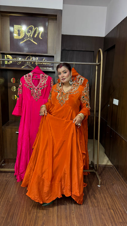 Yashvi Pure Chunon Anarkali Suit