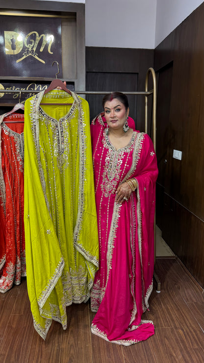 Reyanshika Pure Chunon Anarkali Suit