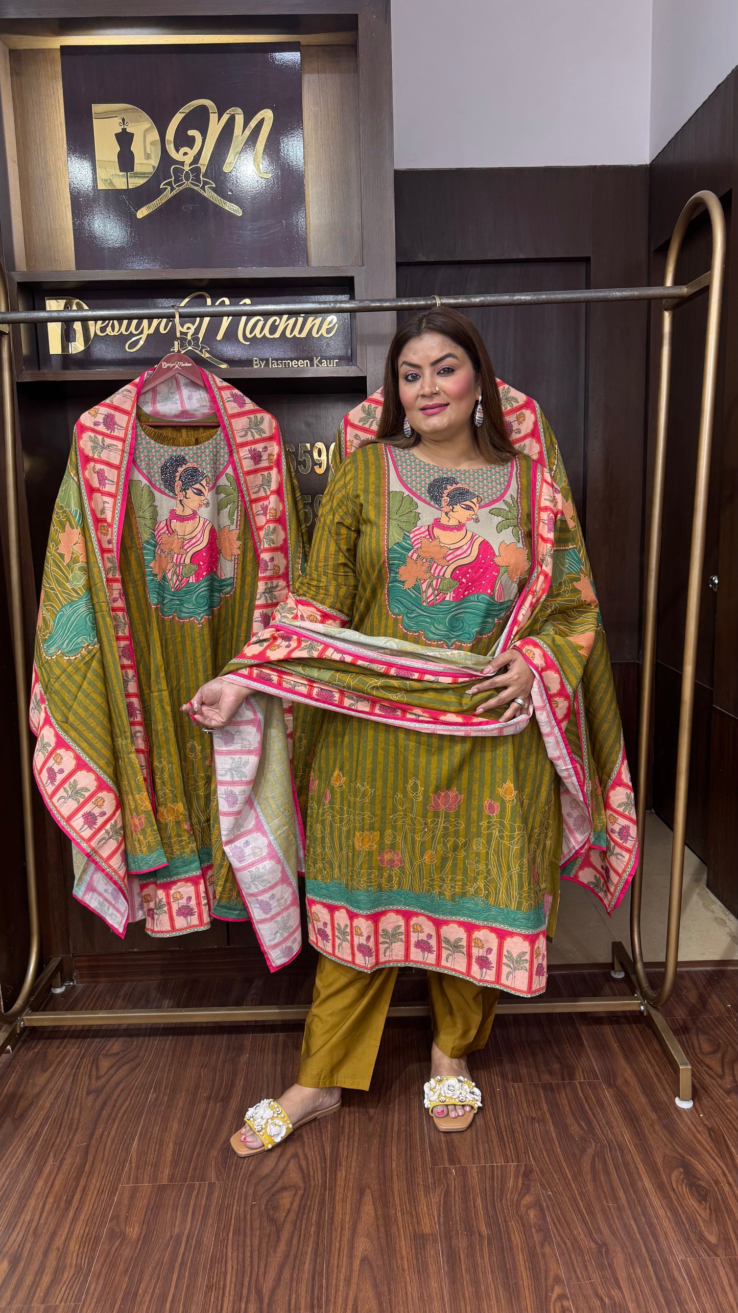 Noor (Masleen Cotton Suit)