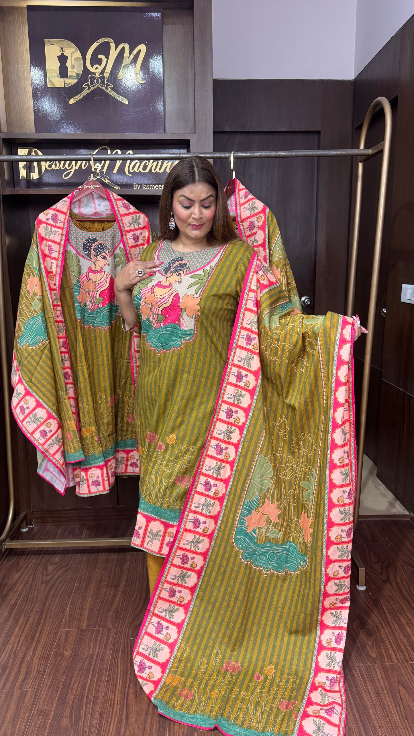 Noor (Masleen Cotton Suit)