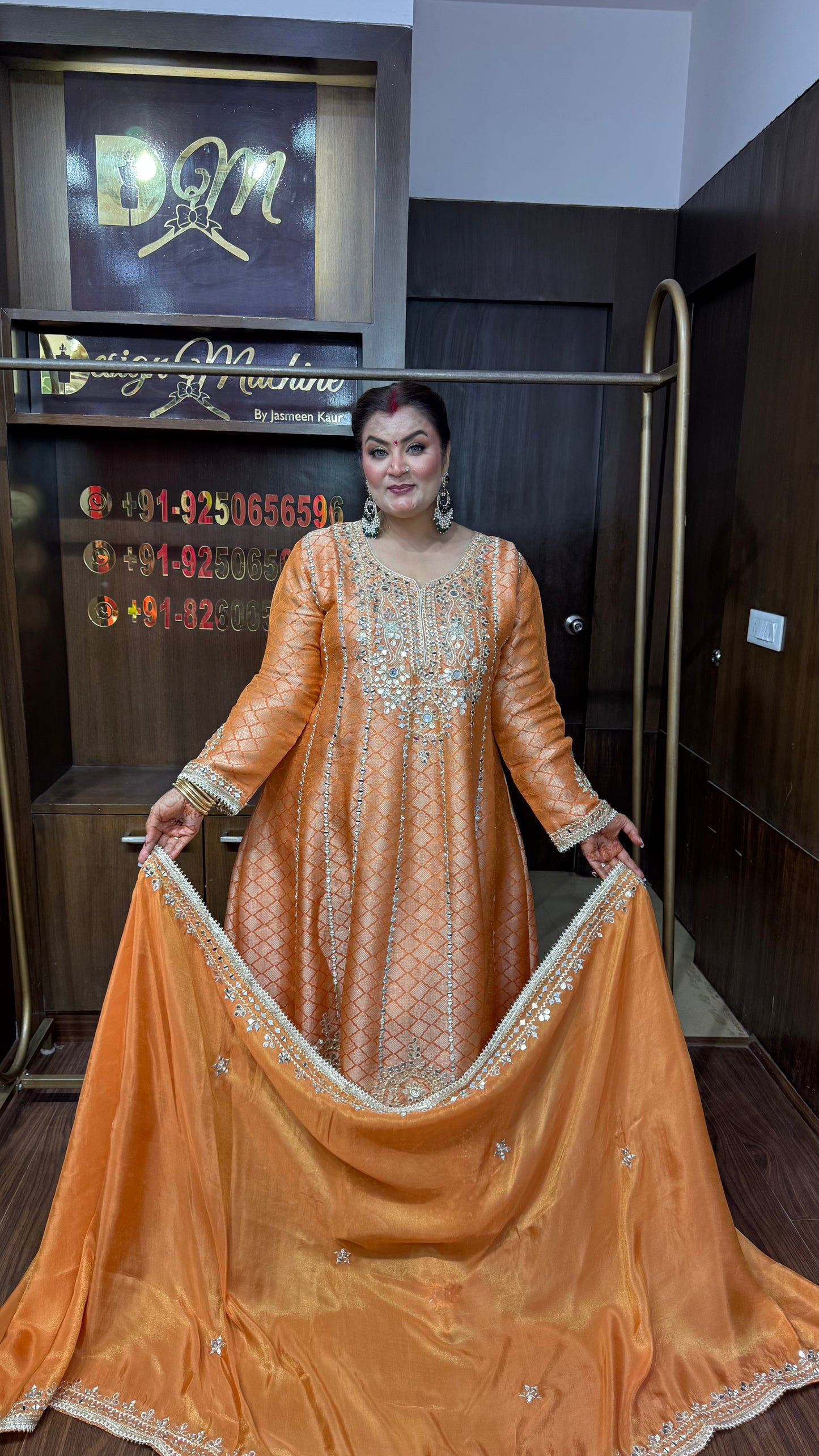 Varnika Broket Banarasi Anarkali Suit