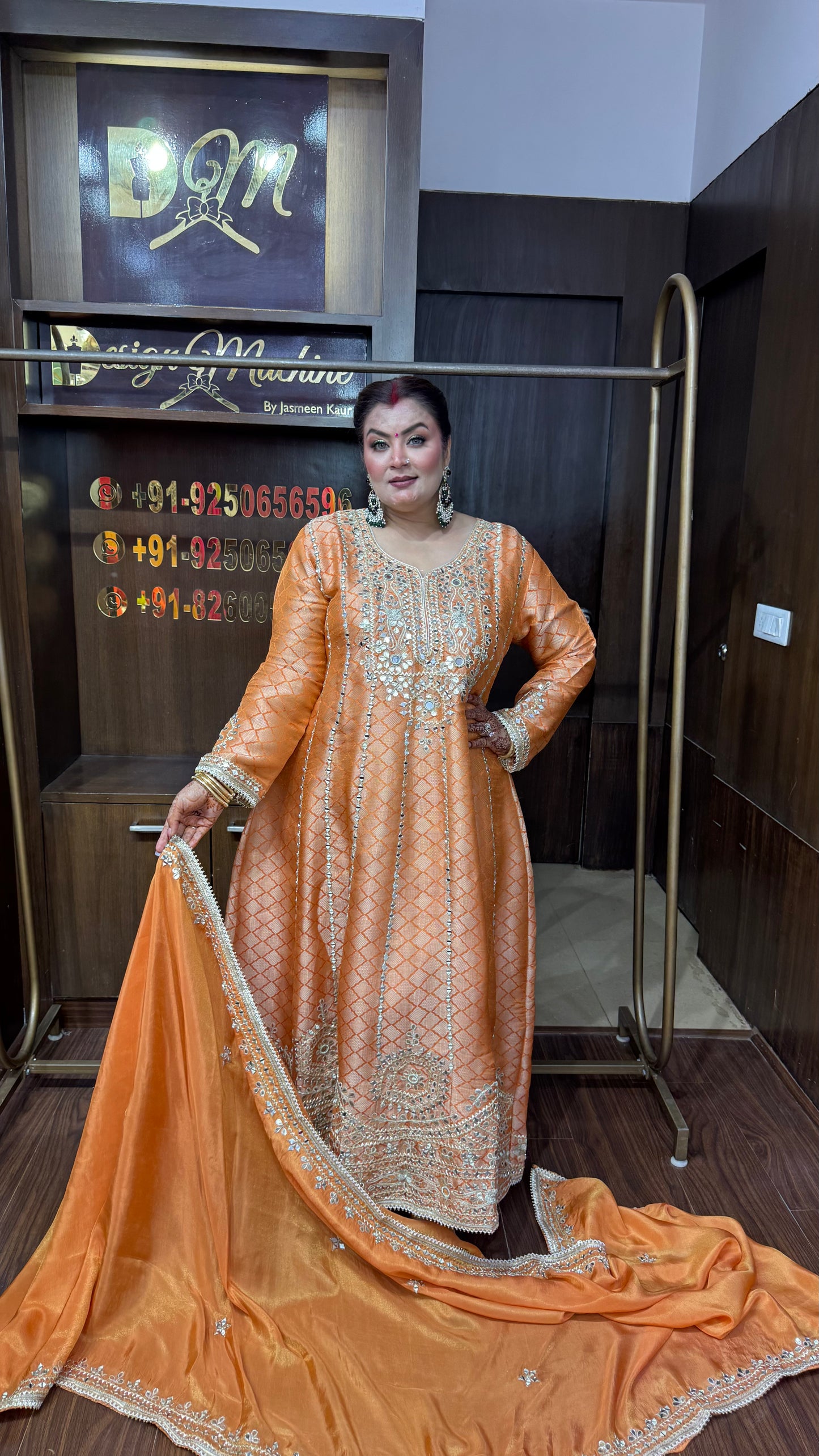 Varnika Broket Banarasi Anarkali Suit