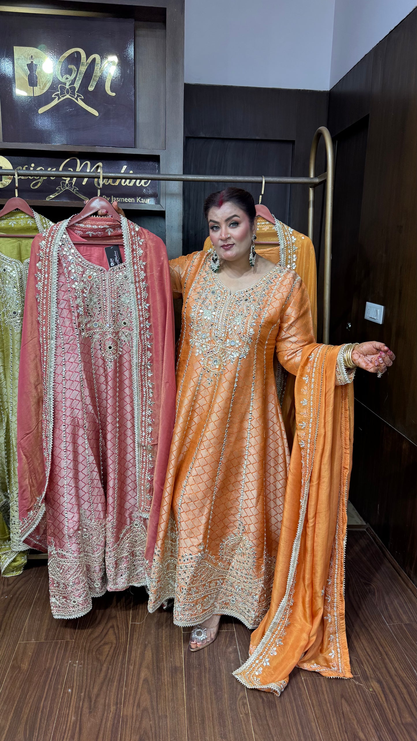 Varnika Broket Banarasi Anarkali Suit