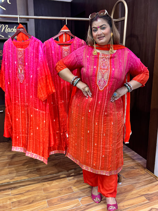 Shahi Adaa Stitch Suit