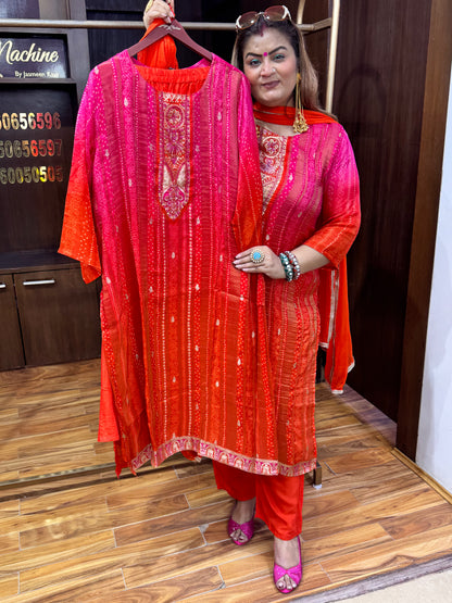 Shahi Adaa Stitch Suit