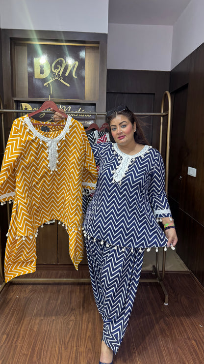 Zarvella Crepe Farshi Salwar Cordset