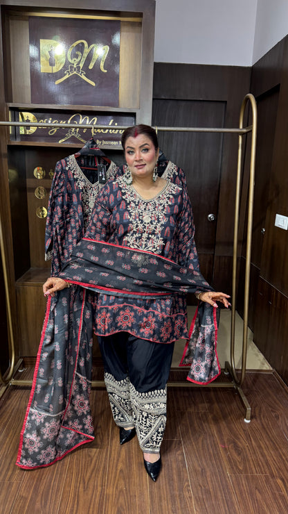 Aavira Pure Silk Farshi Salwar Suit