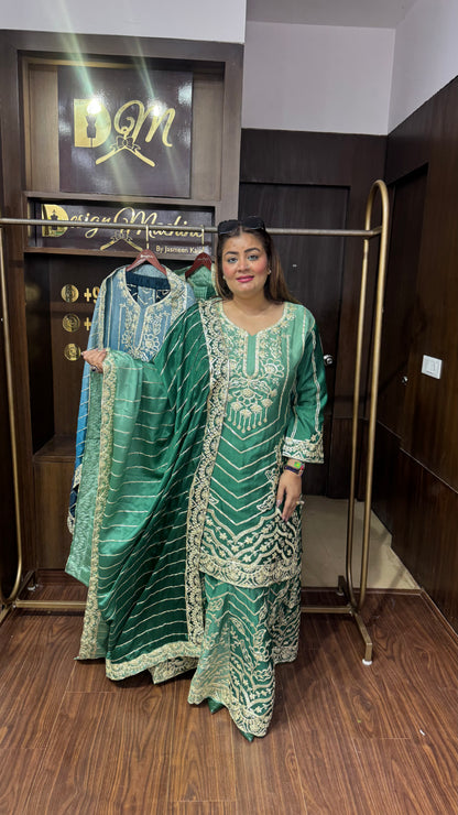 Averelle Pure Chunon Crepe Suit