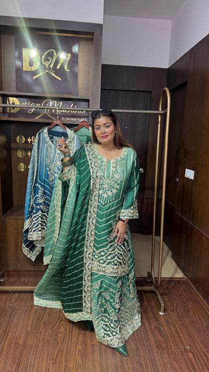 Averelle Pure Chunon Crepe Suit