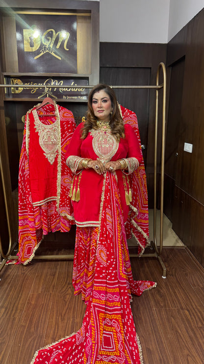 Sheenu (Pure Georgette Fabric Sharara Suit)