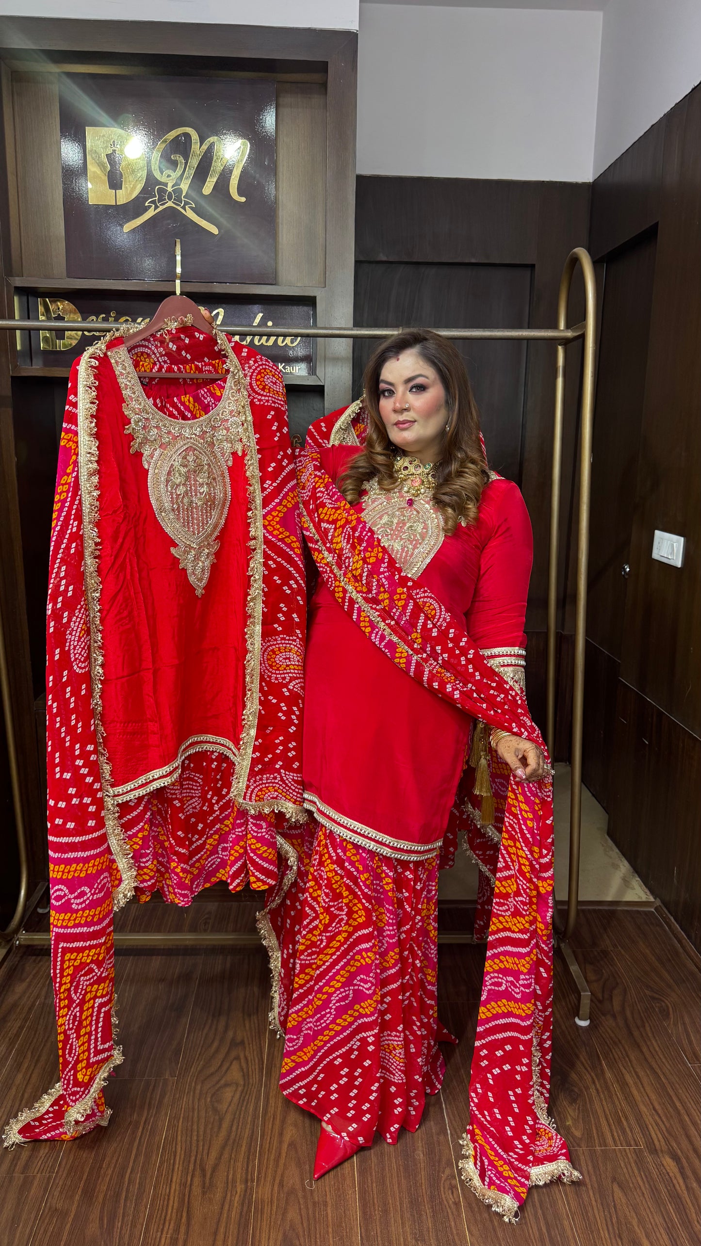 Sheenu (Pure Georgette Fabric Sharara Suit)