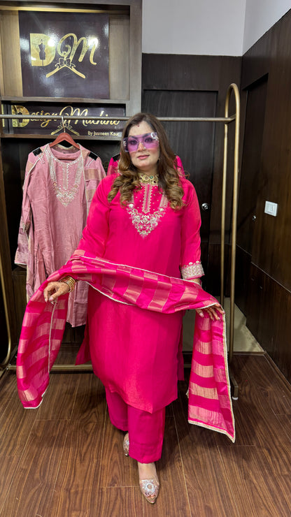 Rishna (Pure Cotton Silk Suit)