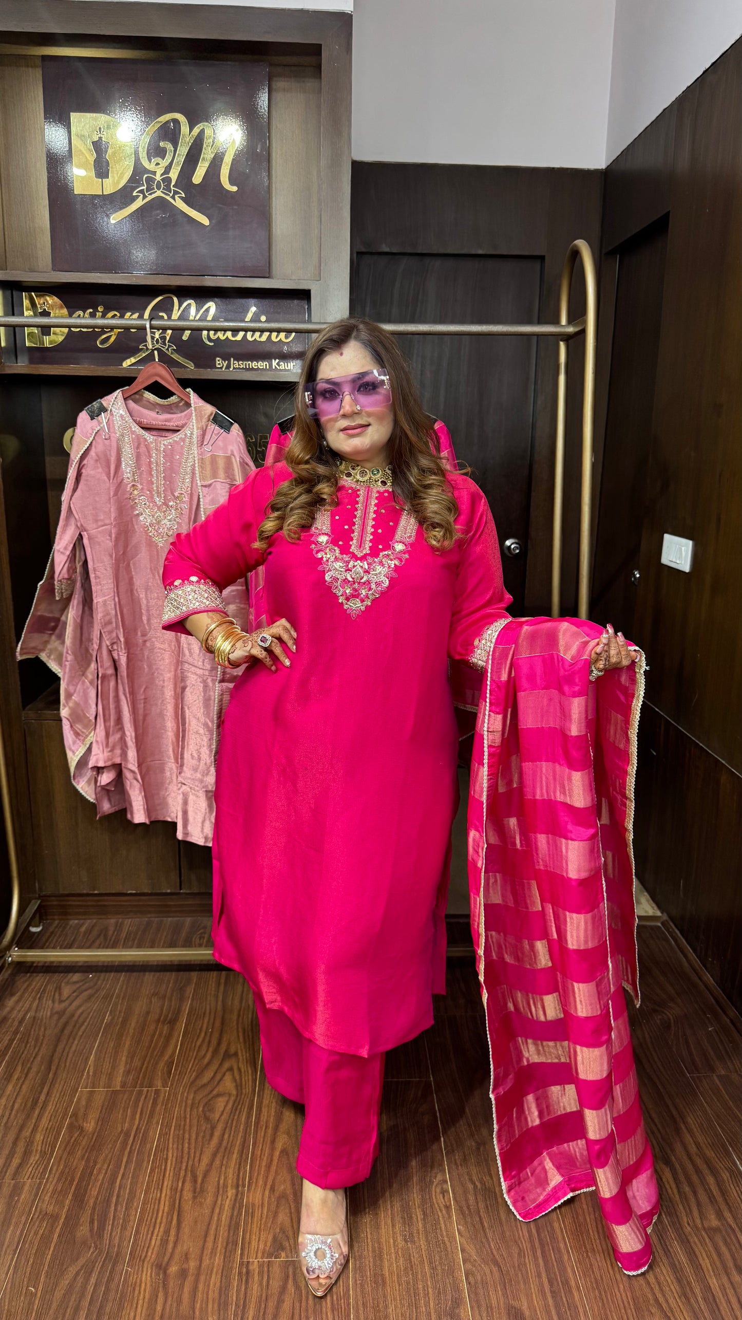 Rishna (Pure Cotton Silk Suit)