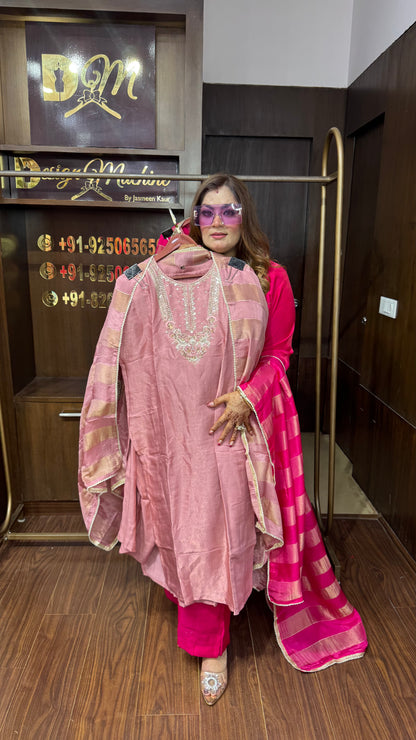 Rishna (Pure Cotton Silk Suit)