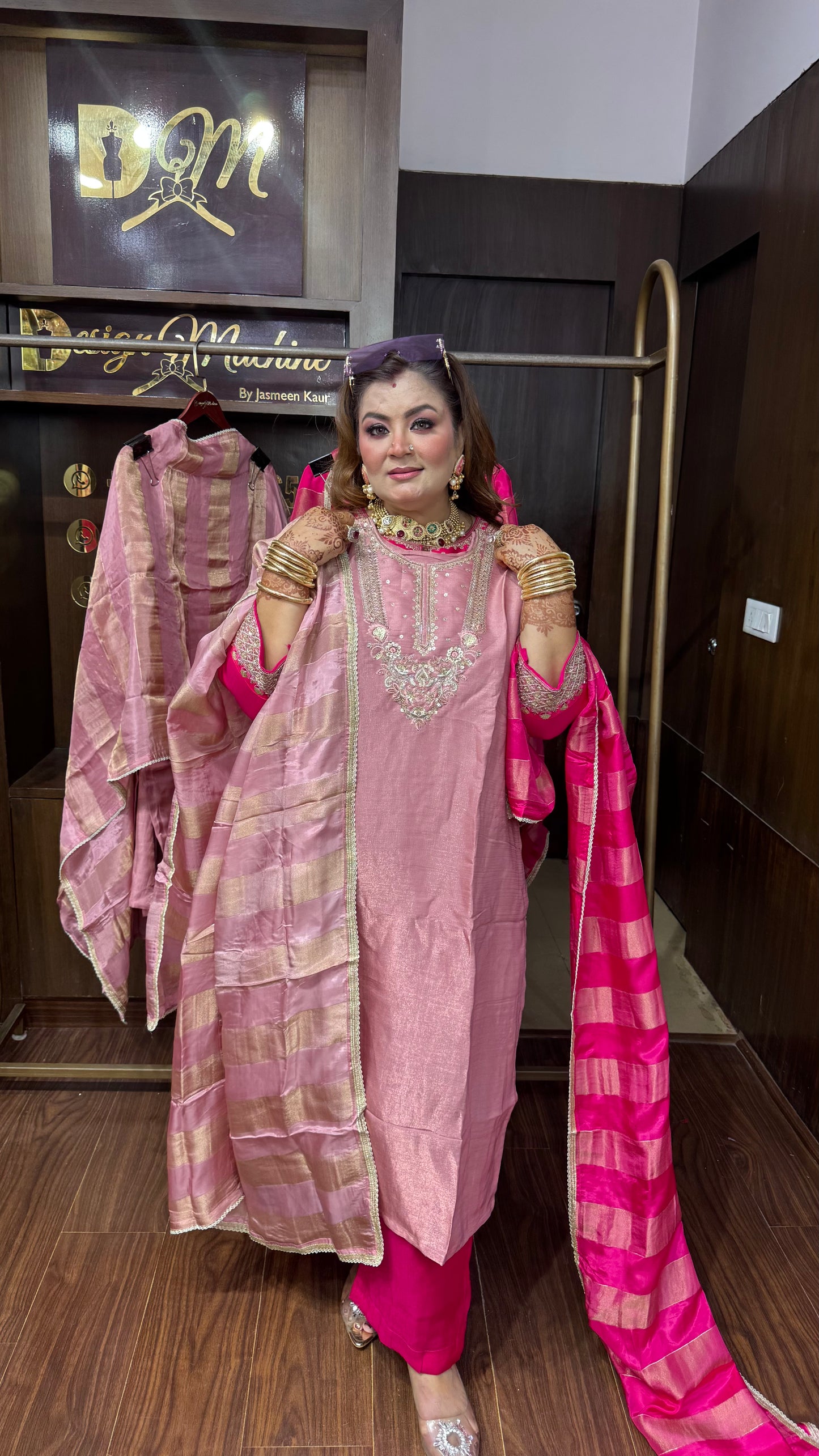 Rishna (Pure Cotton Silk Suit)