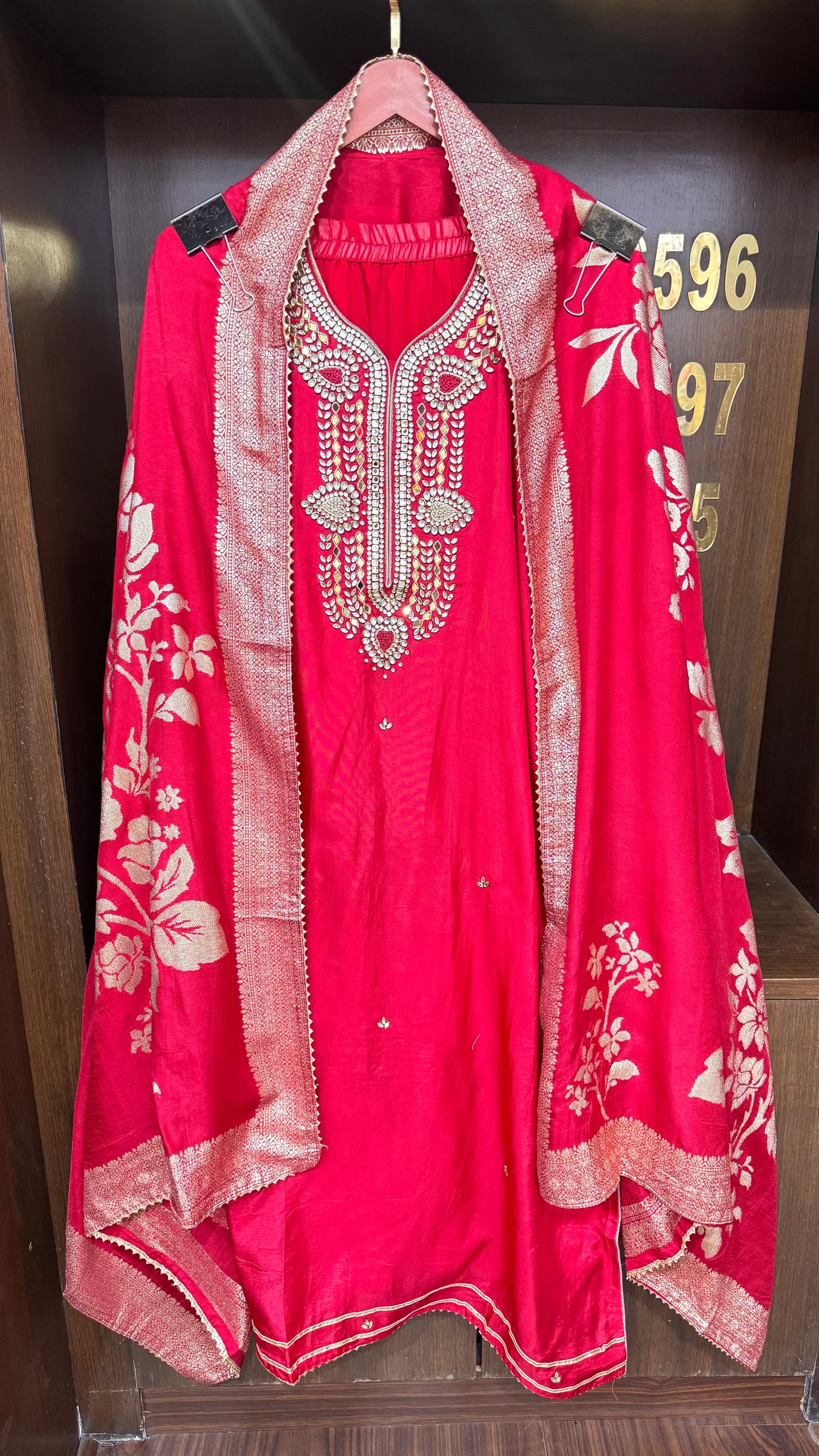Vihana (Banarasi Silk Semistitch Sharara Suit)