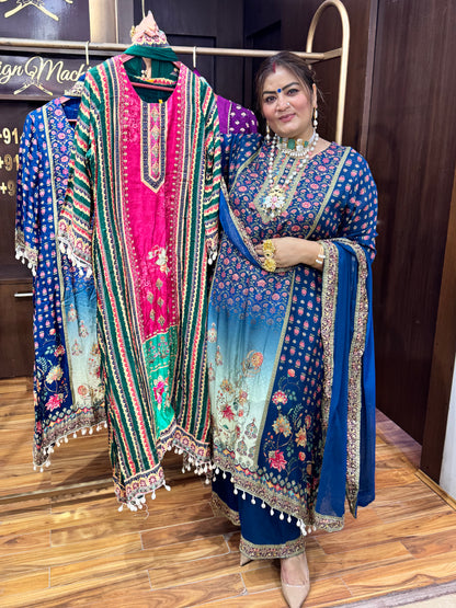 Royal Aura Crepe Anarkali