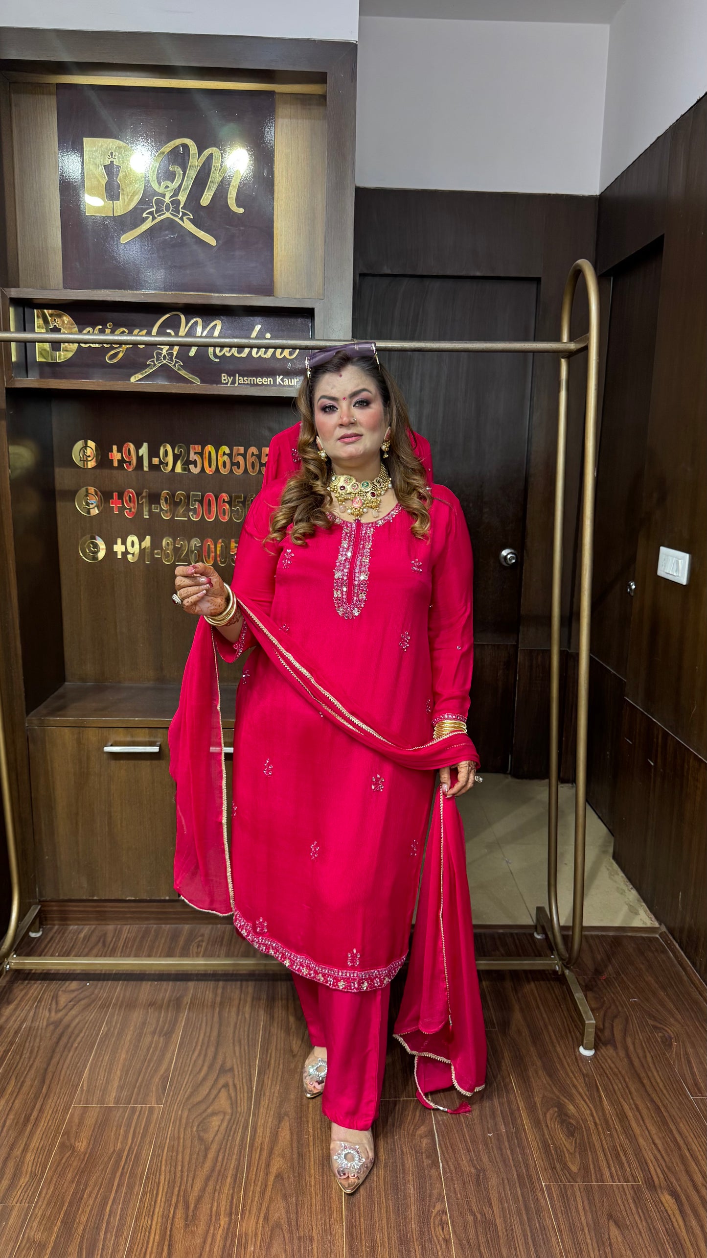 Shrina (Pure Chinnon Crepe Suit)