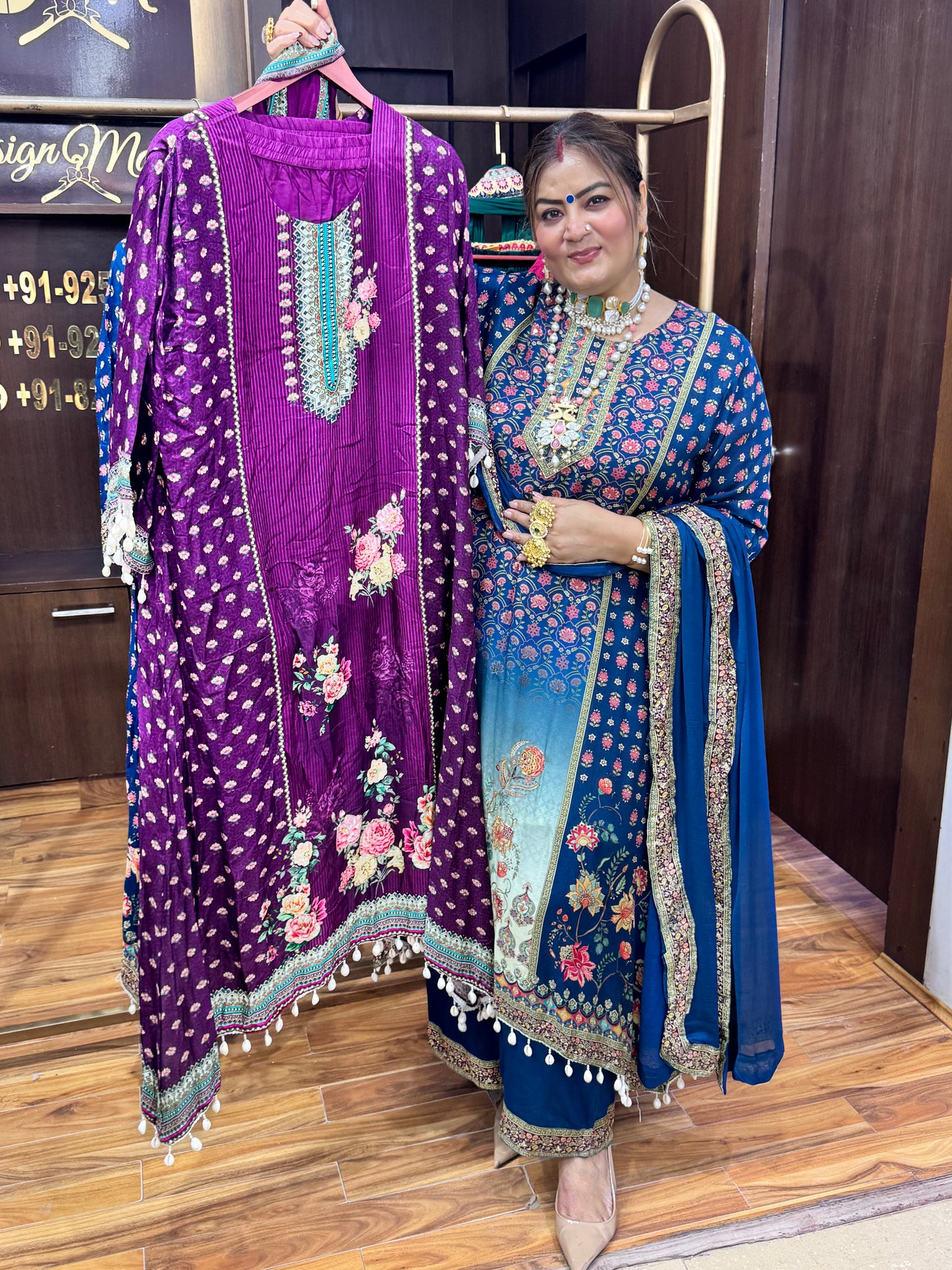 Royal Aura Crepe Anarkali