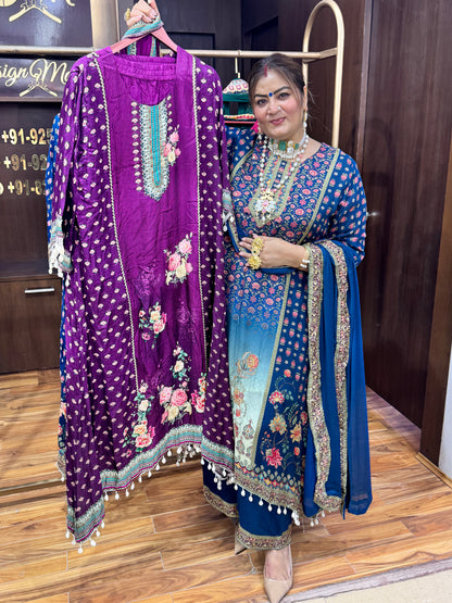 Royal Aura Crepe Anarkali