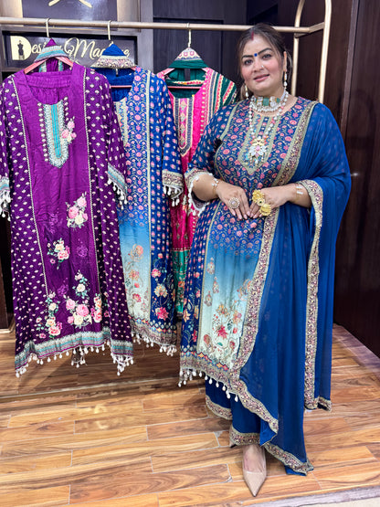 Royal Aura Crepe Anarkali