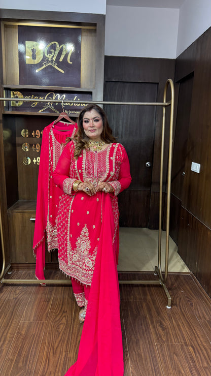 Shrena (Pure Georgette Suit)