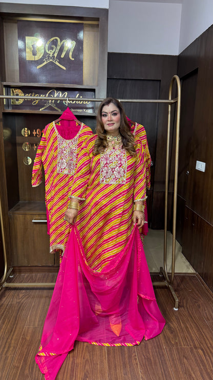 Ishita (Pure Chinnon Suit)