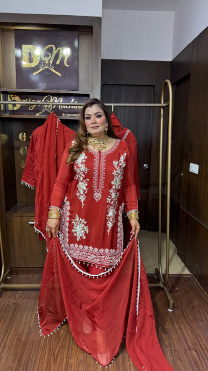 Harmeen (Pure Cotton Silk Suit)