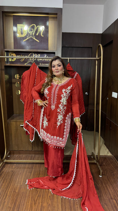 Harmeen (Pure Cotton Silk Suit)