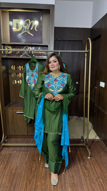 Harmin (Pure Chinnon Crepe Suit)
