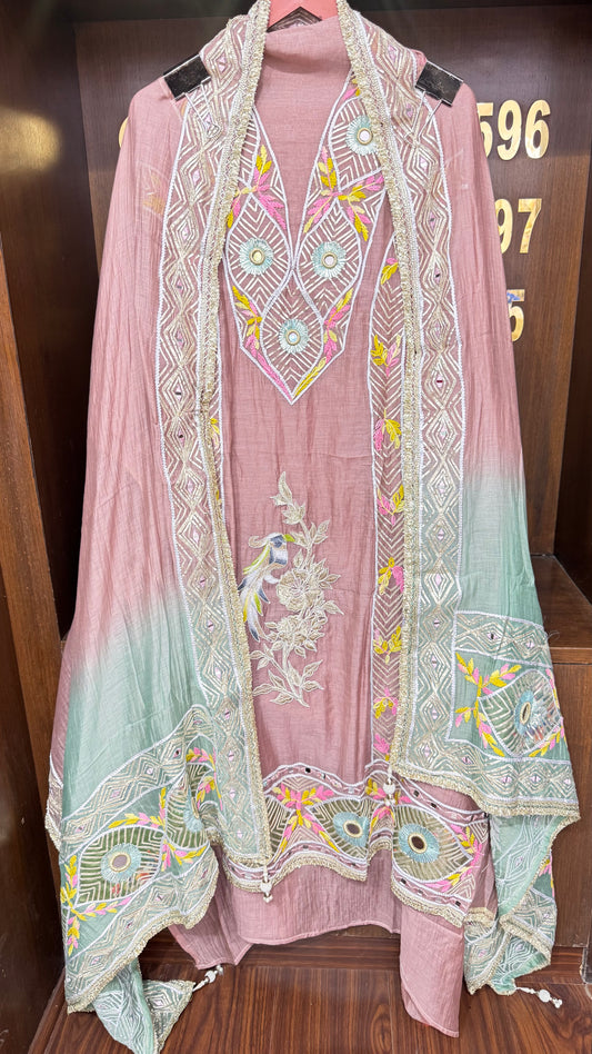 Gulrida (Malmal Cotton Unstitch suit)