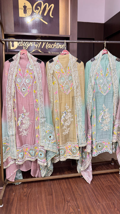 Gulrida (Malmal Cotton Unstitch suit)