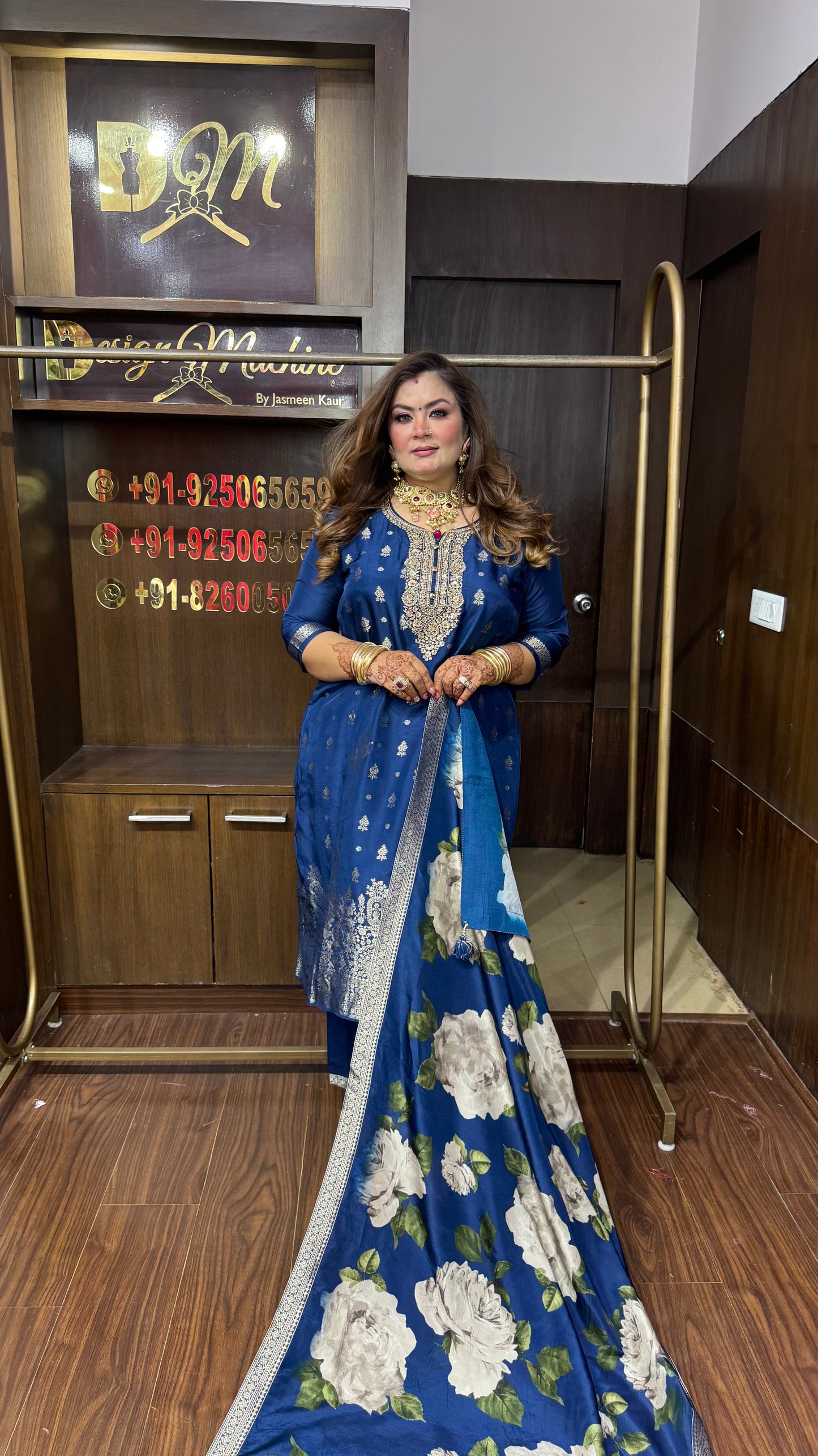 Anisha (Cotton Silk Suit)
