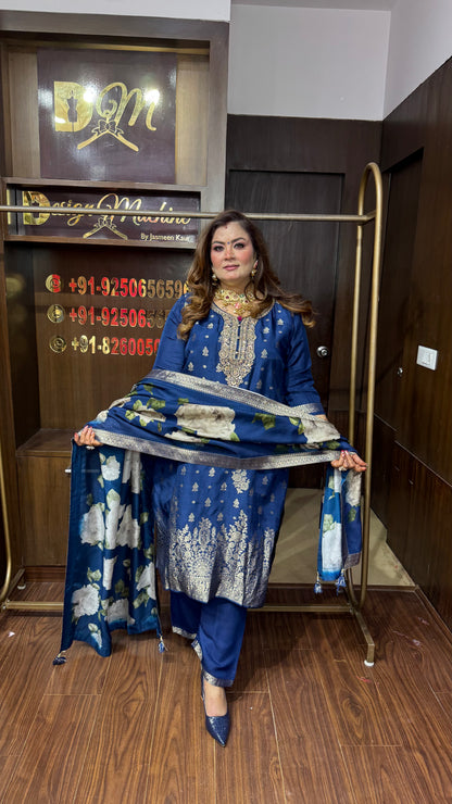 Anisha (Cotton Silk Suit)