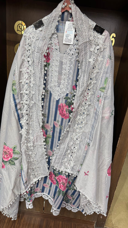 Amar (Cotton Unstitch Suit)