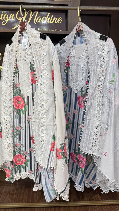 Amar (Cotton Unstitch Suit)