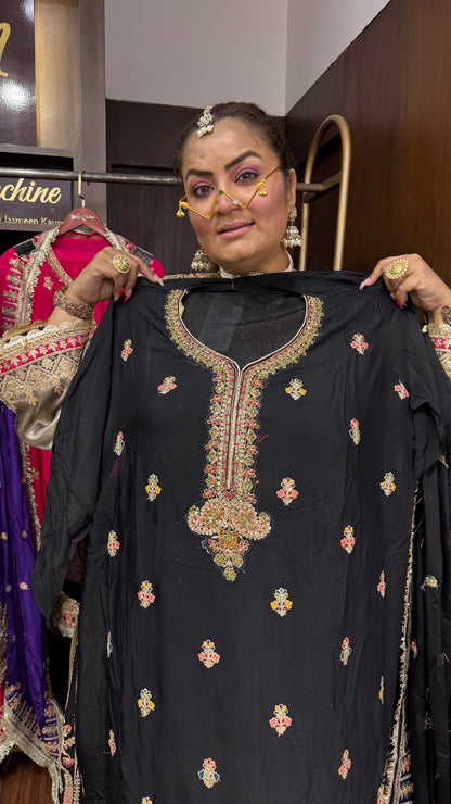 Zivara (Chinnon Semistitch Sharara Suit)