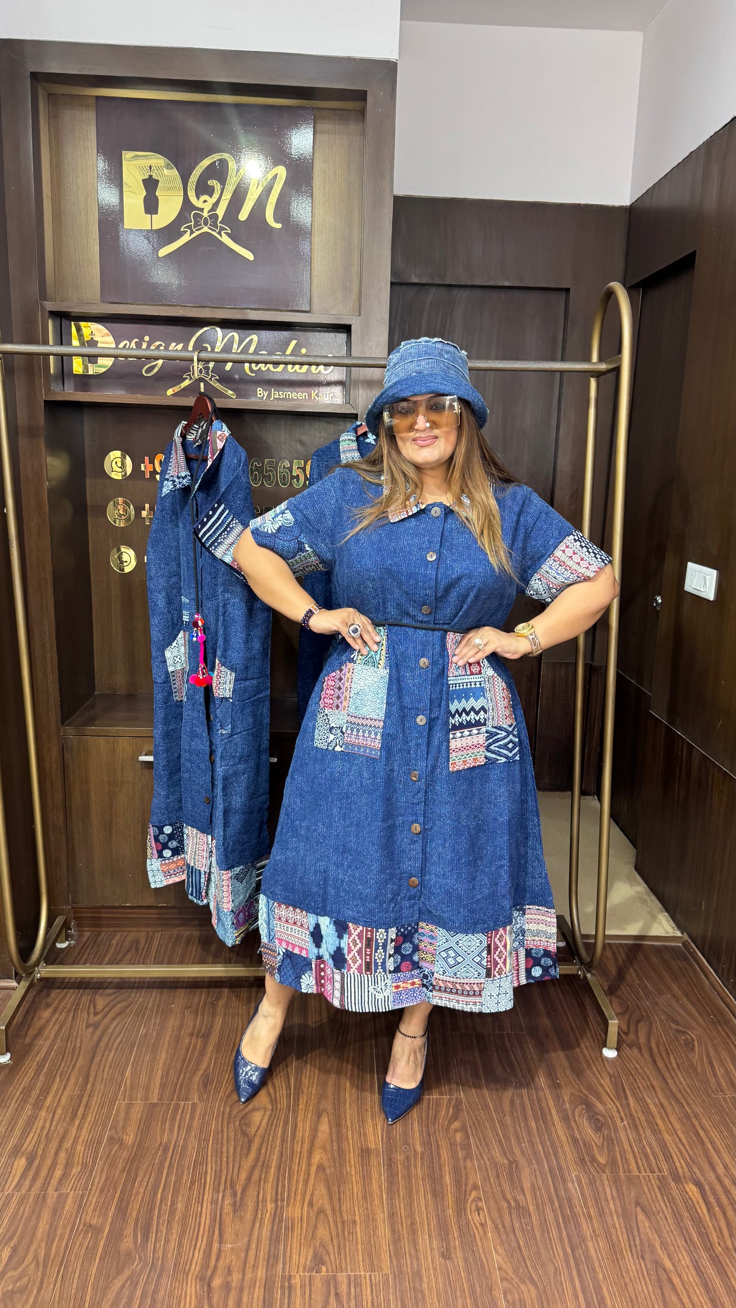 Vayra (Denim Dress)