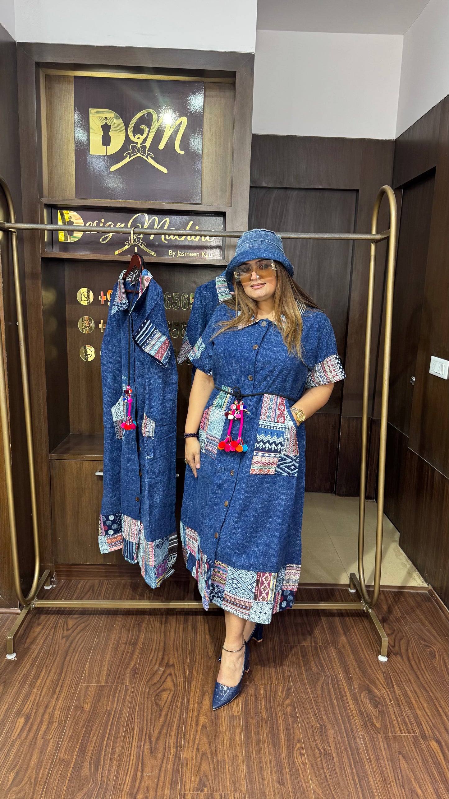 Vayra (Denim Dress)