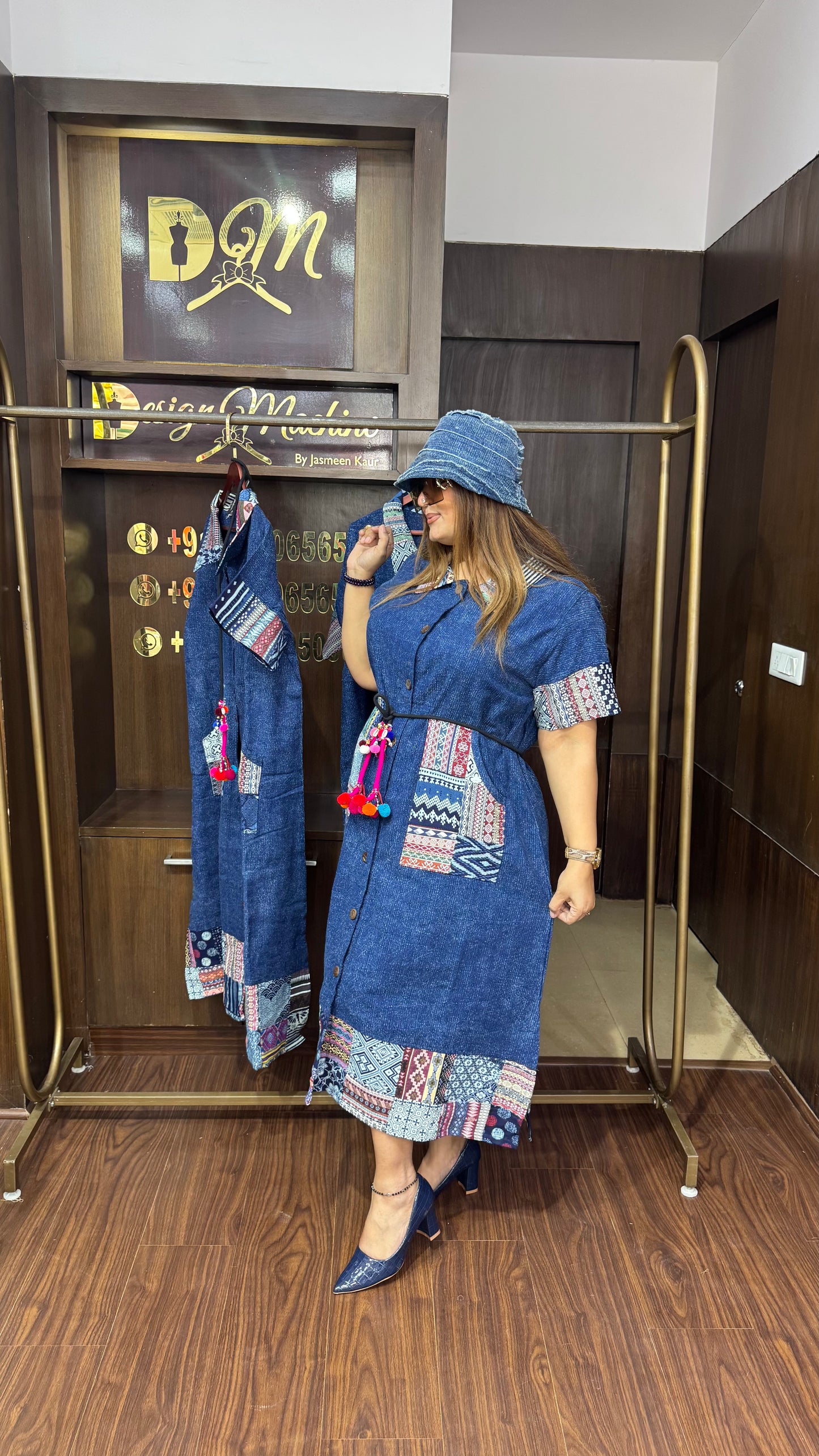 Vayra (Denim Dress)