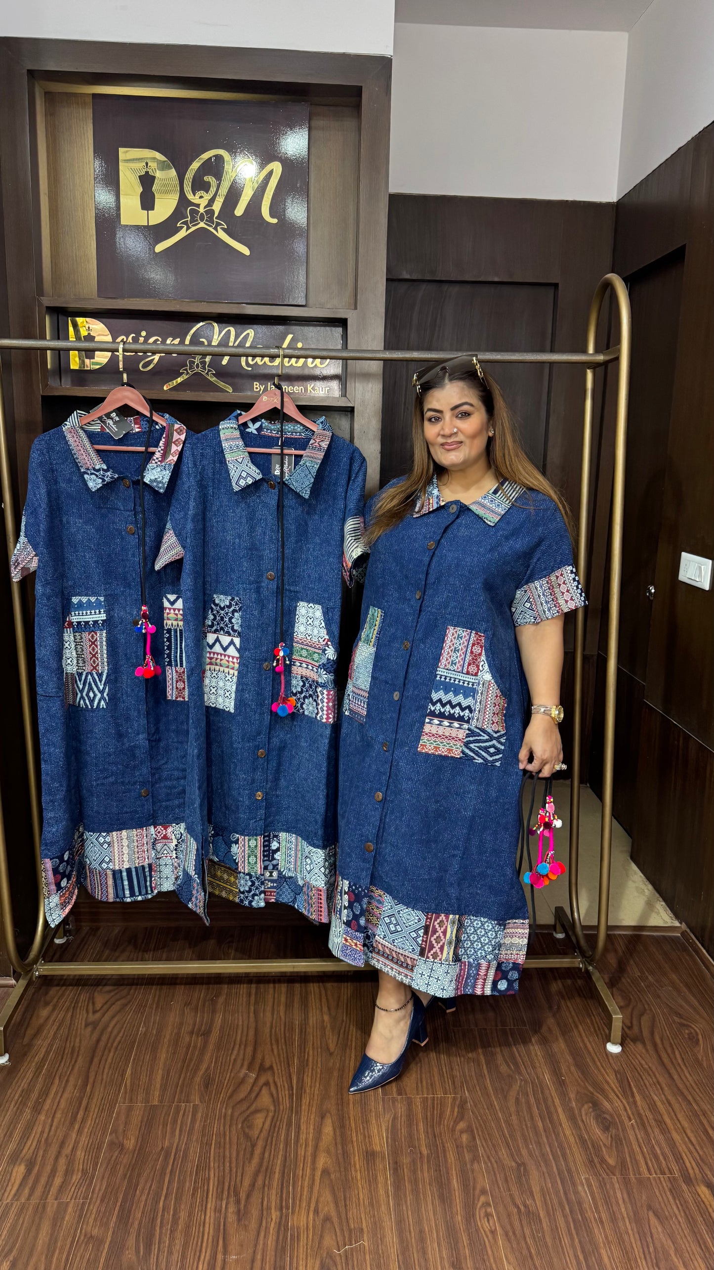 Vayra (Denim Dress)