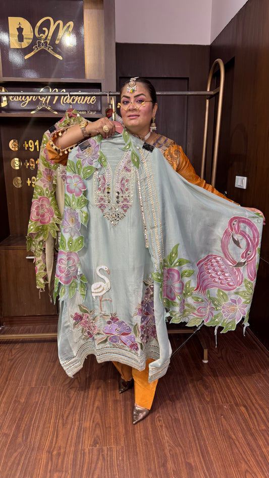 Nerisa (Glass Tissue Unstitch Suit)