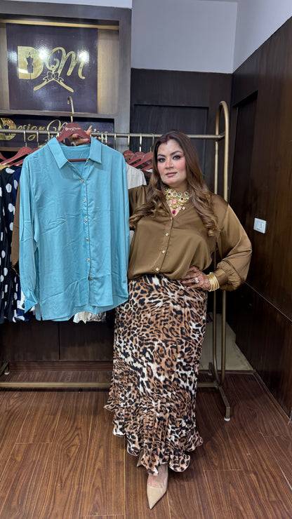 Asmi (Pure Crepe Shirt)